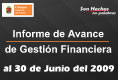 Informe de Avance 2009